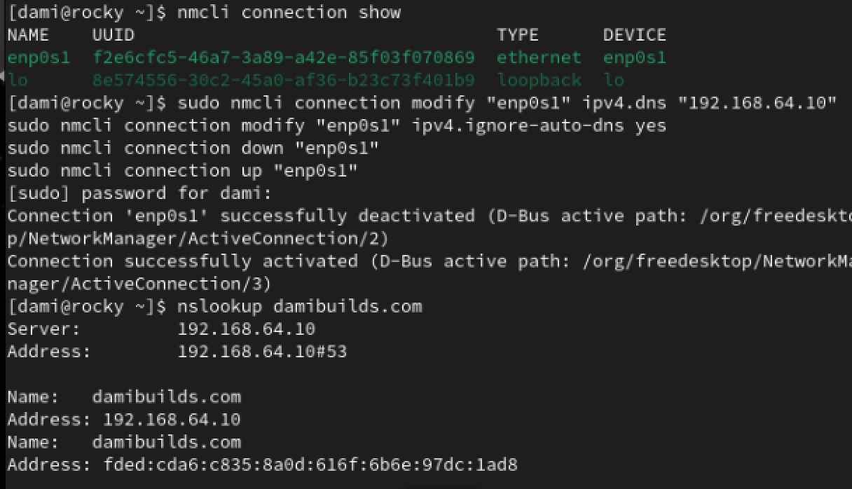 nslookup resolving to DC